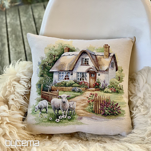 COTSWOLDS SHEEP tapestry cushion cover