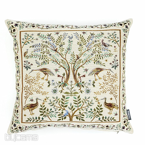 Tapestry cushion cover WILLIAM MORRIS beige