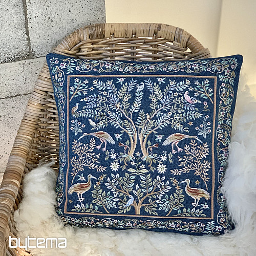 Tapestry cushion cover WILLIAM MORRIS blue