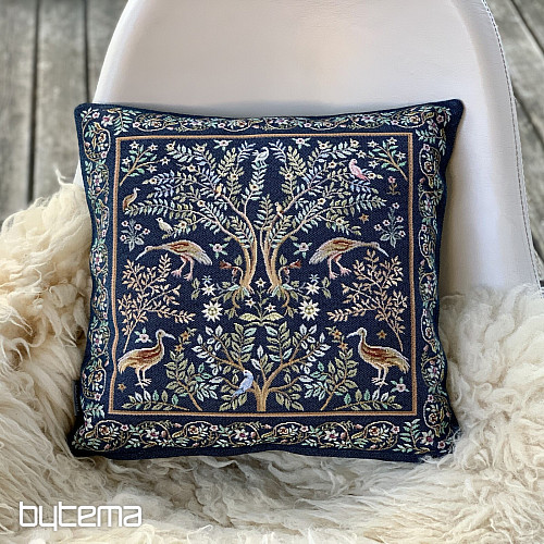Tapestry cushion cover WILLIAM MORRIS blue