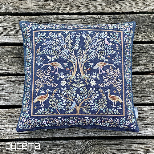 Tapestry cushion cover WILLIAM MORRIS blue