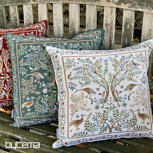 Tapestry pillowcase WILLIAM MORRIS burgundy