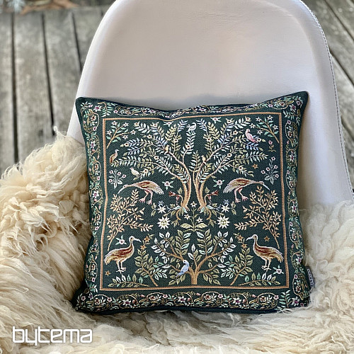 Tapestry cushion cover WILLIAM MORRIS green