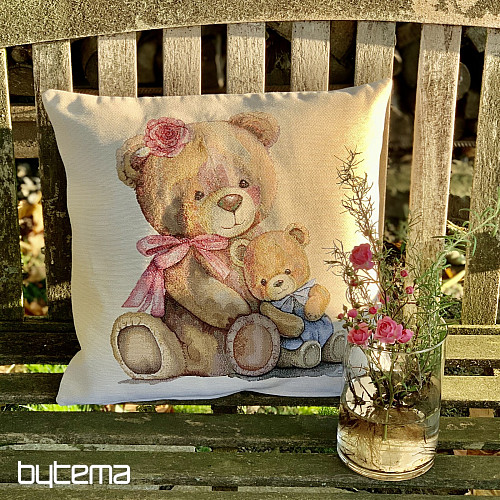 Tapestry cushion cover MISS BEAR