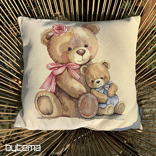 Tapestry cushion cover MISS BEAR