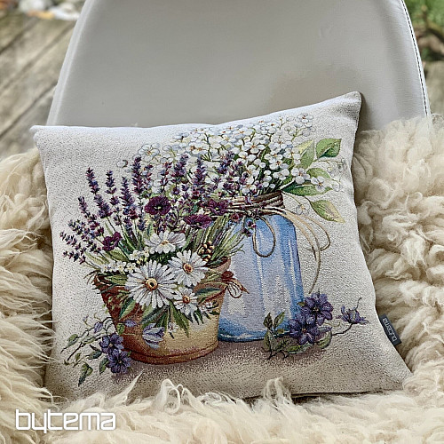 Tapestry cushion cover BEAUTY IN A FLOWER POT