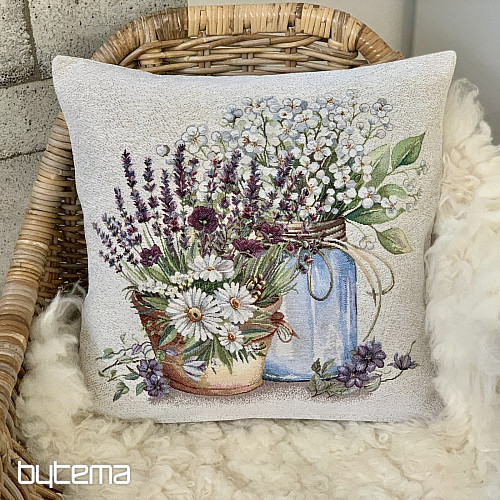 Tapestry cushion cover BEAUTY IN A FLOWER POT
