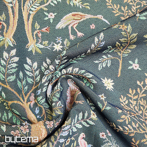Tapestry fabric WILLIAM MORRIS green