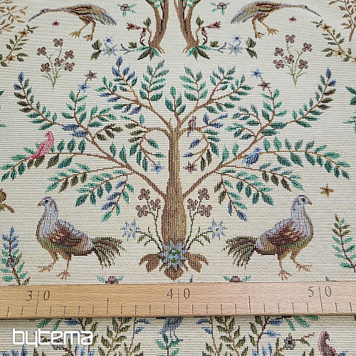 Tapestry fabric WILLIAM MORRIS beige
