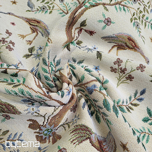 Tapestry fabric WILLIAM MORRIS beige