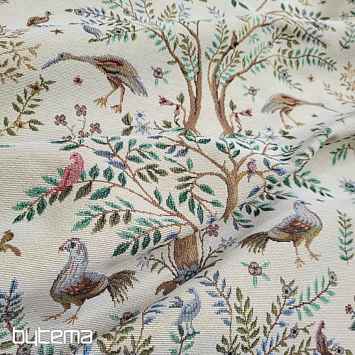 Tapestry fabric WILLIAM MORRIS beige
