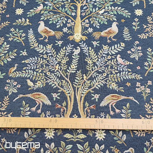Tapestry fabric WILLIAM MORRIS blue