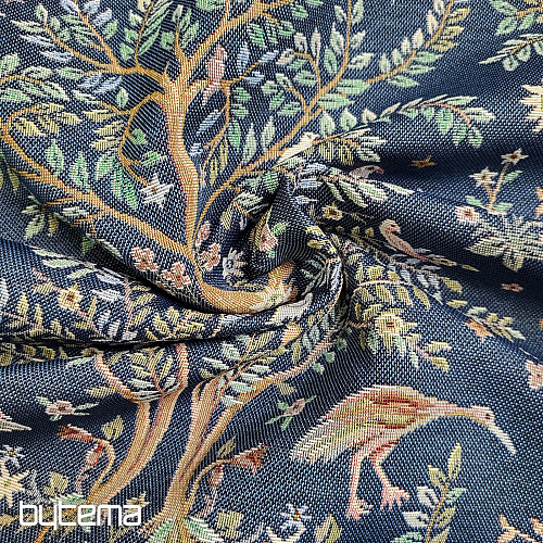 Tapestry fabric WILLIAM MORRIS blue