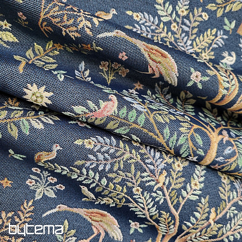 Tapestry fabric WILLIAM MORRIS blue