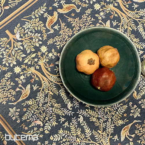 Tapestry tablecloth and scarf WILLIAM MORRIS blue