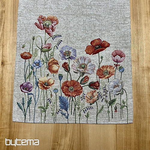 Tapestry tablecloth and scarf POPPY ROMANCE