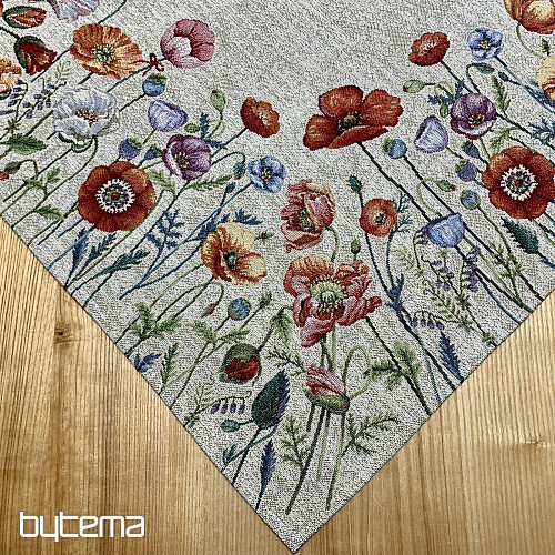 Tapestry tablecloth and scarf POPPY ROMANCE