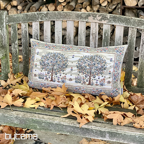 Tapestry cushion TREE OF HAPPINESS beige
