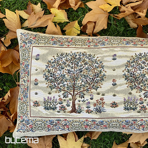 Tapestry cushion TREE OF HAPPINESS beige