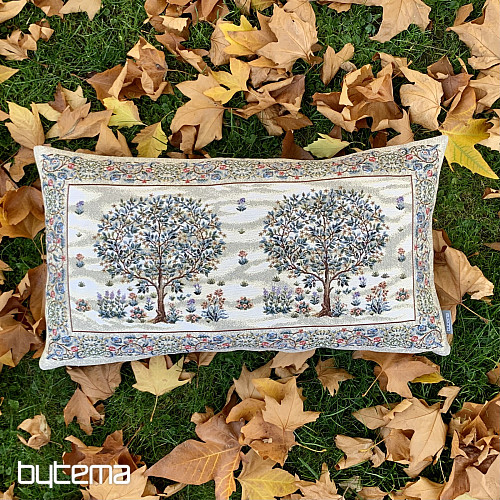 Tapestry cushion TREE OF HAPPINESS beige