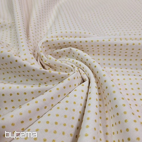 Cotton fabric PISANI DOT OF GOLD