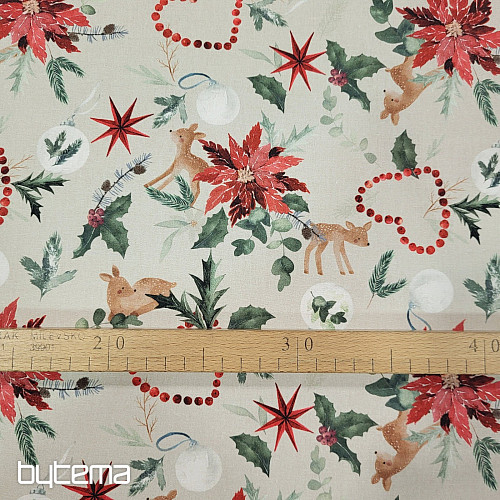 Cotton fabric BARBORKA
