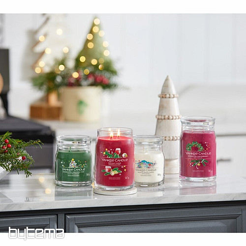 candle YC scent MAGICAL BRIGHT LIGHTS GLASS MEDIUM 2 wicks