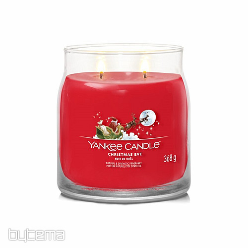 candle YC fragrance CHRISTMAS EVE GLASS MEDIUM 2 wicks