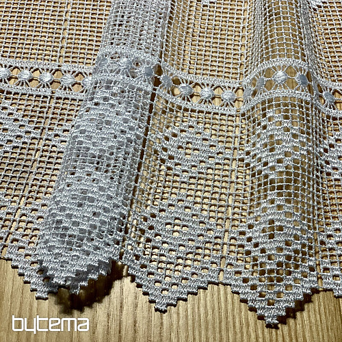 Crocheted stained glass curtain GERSTER 11428
