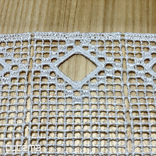 Crocheted stained glass curtain GERSTER 11428