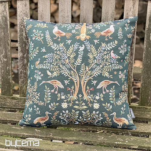 Tapestry pillowcase WILLIAM MORRIS green - full-surface