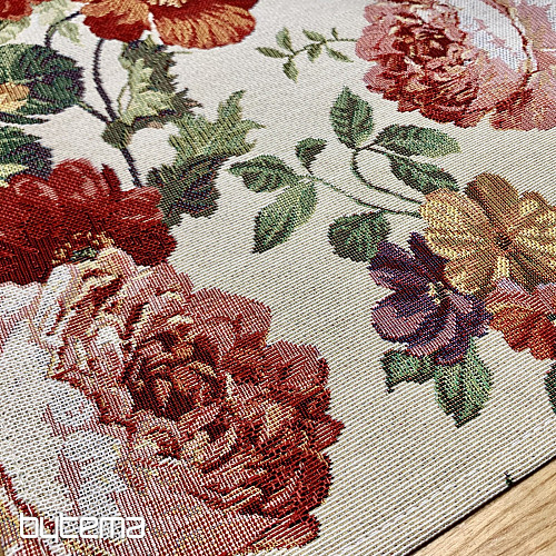 Tapestry placemat CREAM ROSE