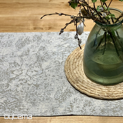 Tapestry tablecloth and scarf MARBLE BEIGE