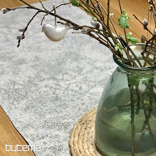 Tapestry tablecloth and scarf MARBLE BEIGE