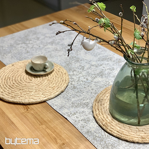 Tapestry tablecloth and scarf MARBLE BEIGE