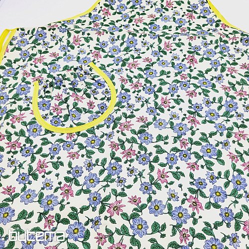 Apron with bib YELLOW HEM