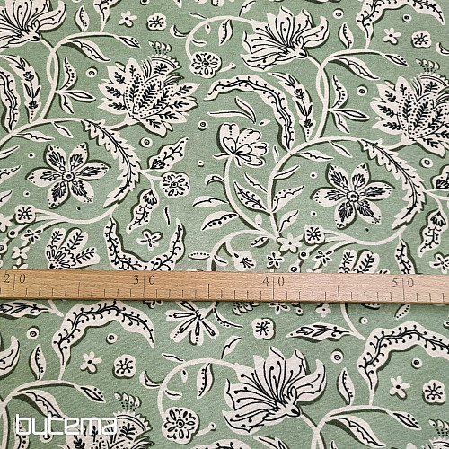 Decorative fabric MIRAZ GREEN