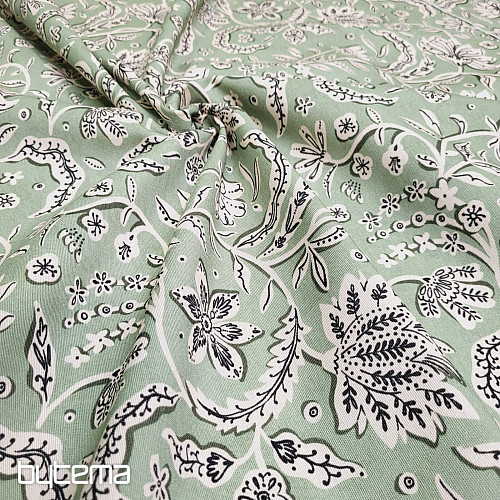 Decorative fabric MIRAZ GREEN