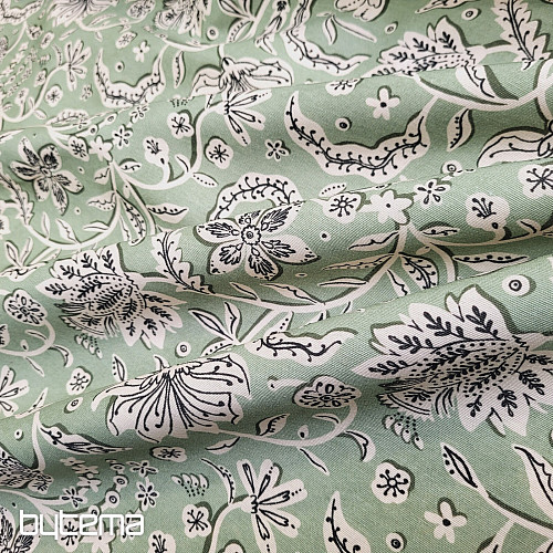 Decorative fabric MIRAZ GREEN