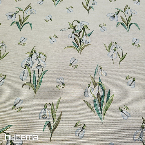 Tapestry fabric SNOWFLAKES