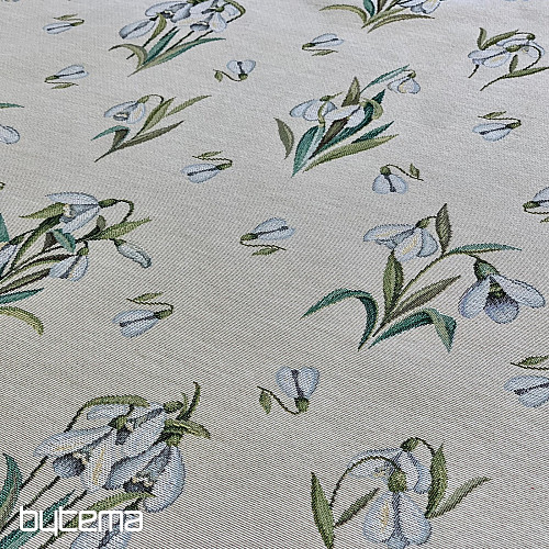 Tapestry fabric SNOWFLAKES