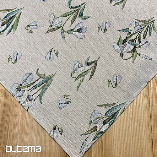 Tapestry tablecloth and scarf SNOWDROPS