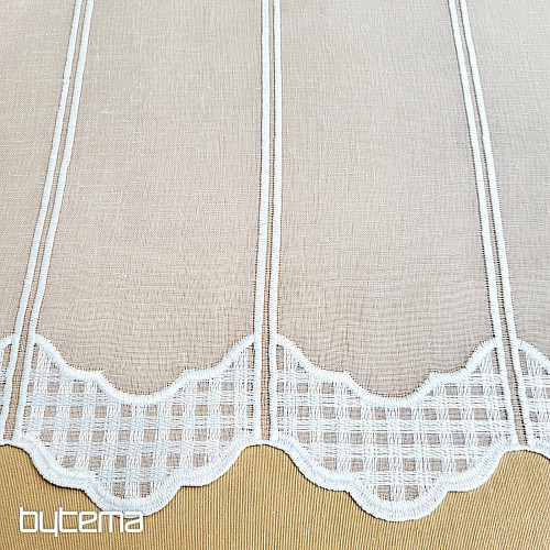 Stained glass curtain KÁRO embroidery