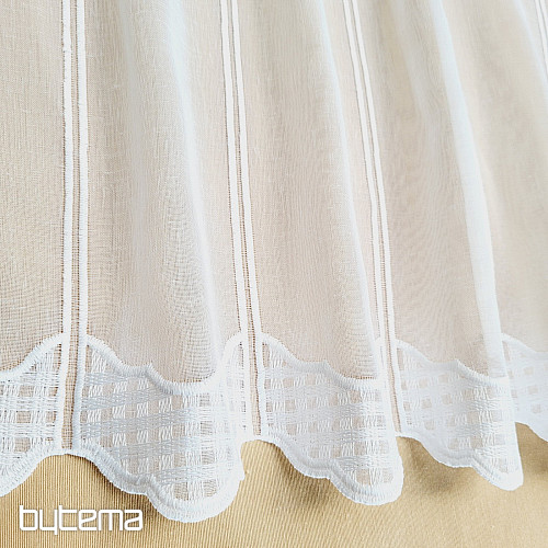 Stained glass curtain KÁRO embroidery