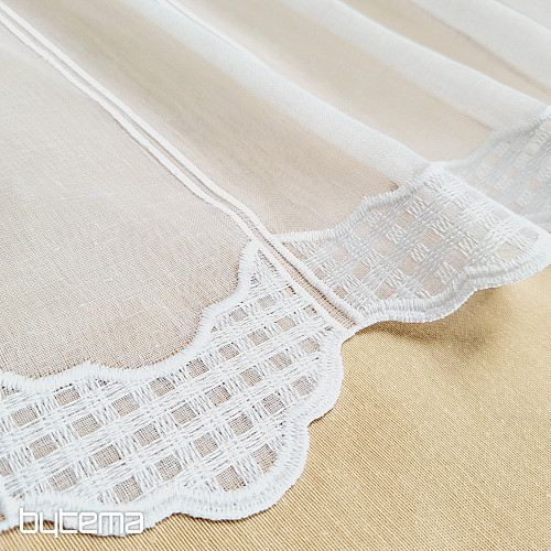 Stained glass curtain KÁRO embroidery