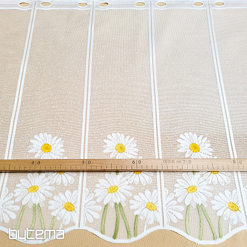 Stained glass curtain DAISIES