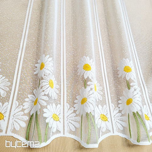 Stained glass curtain DAISIES