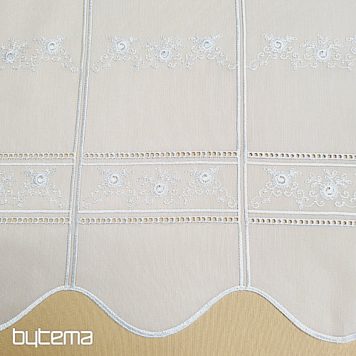 Stained glass curtain DELICATE EMBROIDERY