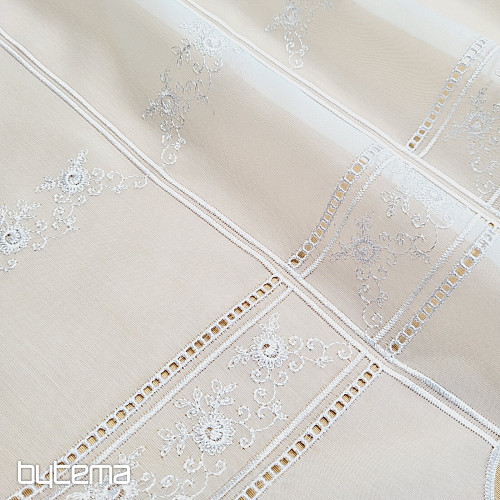 Stained glass curtain DELICATE EMBROIDERY