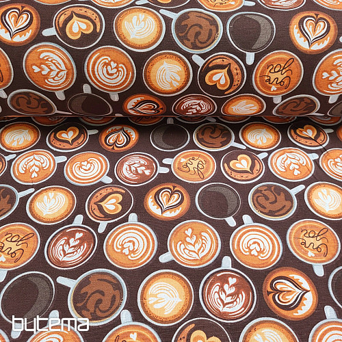 Decorative fabric COFFEES